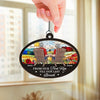 With You, Every View Is Perfect - Couple Personalized Window Hanging Suncatcher Ornament - Gift For Husband Wife, Anniversary