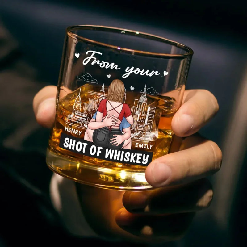 I Met You, I Like You - Couple Personalized Custom Whiskey Glass - Gift For Husband Wife, Anniversary