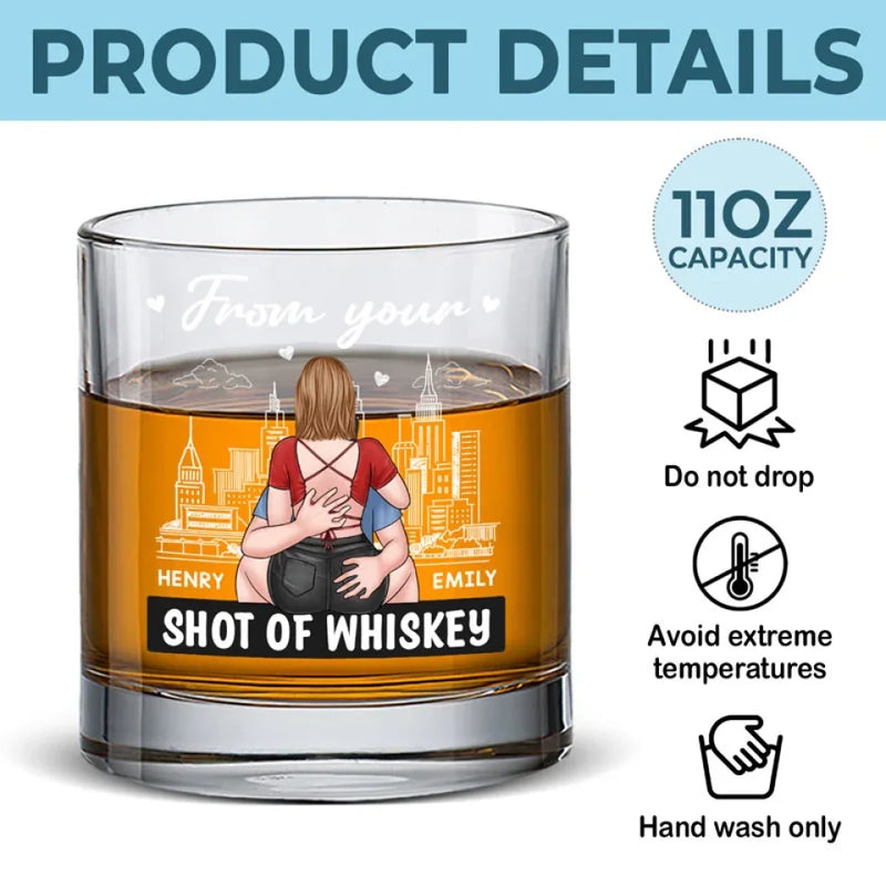 I Met You, I Like You - Couple Personalized Custom Whiskey Glass - Gift For Husband Wife, Anniversary