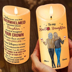 To Love You For The Rest Of My Life - Family Personalized Custom LED Candle - Gift For Daughter, Granddaughter