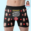 Custom Photo The Melody Of Your Laugh Is My Favorite Tune - Couple Personalized Custom Boxer Briefs, Men's Boxers - Gift For Husband Wife, Anniversary