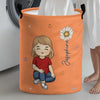 Kids Are Like Stars - Family Personalized Custom Laundry Basket - Gift For Kids