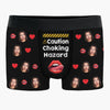 Custom Photo The Melody Of Your Laugh Is My Favorite Tune - Couple Personalized Custom Boxer Briefs, Men's Boxers - Gift For Husband Wife, Anniversary