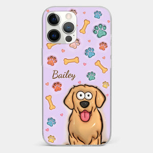 All You Need Is Love And A Dog - Dog & Cat Personalized Custom 3D Inflated Effect Printed Clear Phone Case - Gift For Pet Owners, Pet Lovers