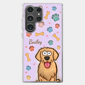 All You Need Is Love And A Dog - Dog & Cat Personalized Custom 3D Inflated Effect Printed Clear Phone Case - Gift For Pet Owners, Pet Lovers
