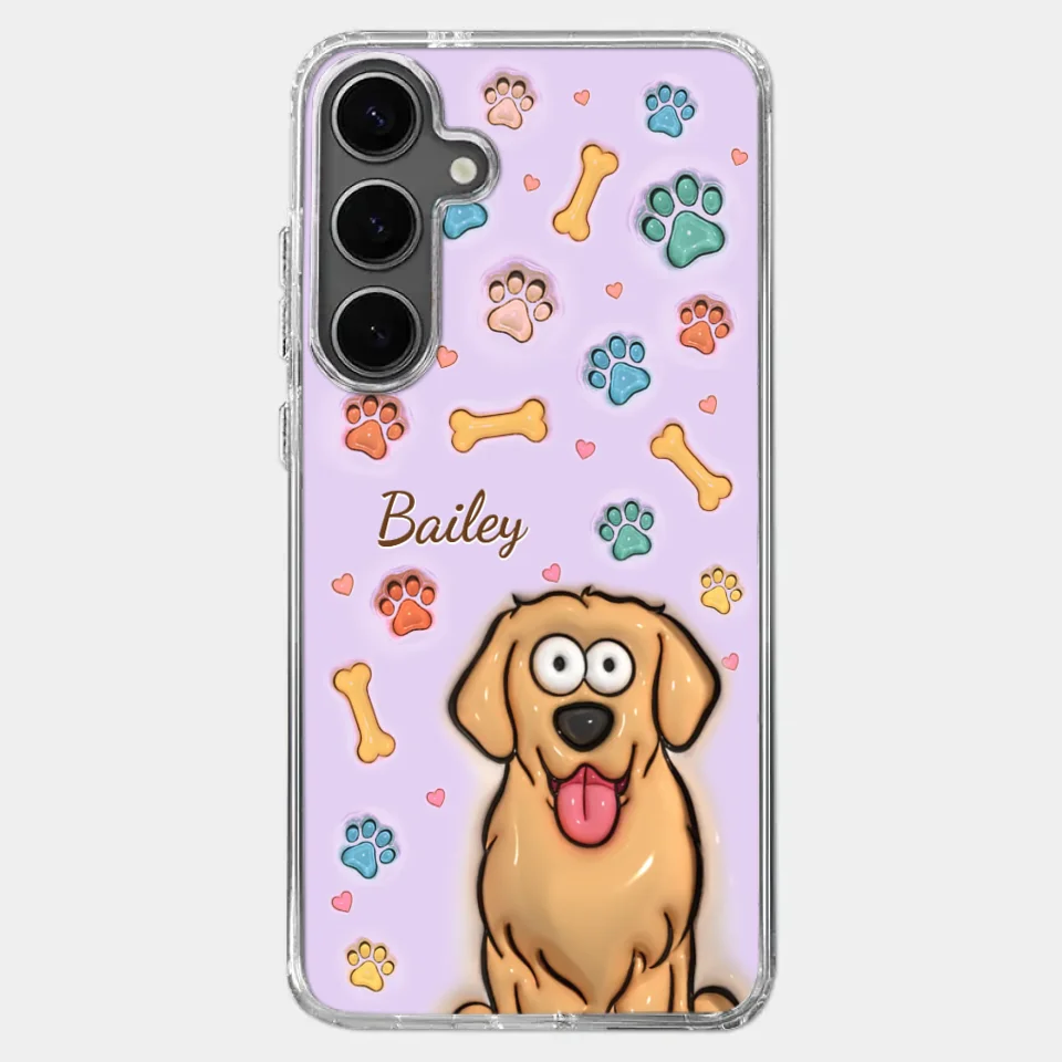 All You Need Is Love And A Dog - Dog & Cat Personalized Custom 3D Inflated Effect Printed Clear Phone Case - Gift For Pet Owners, Pet Lovers