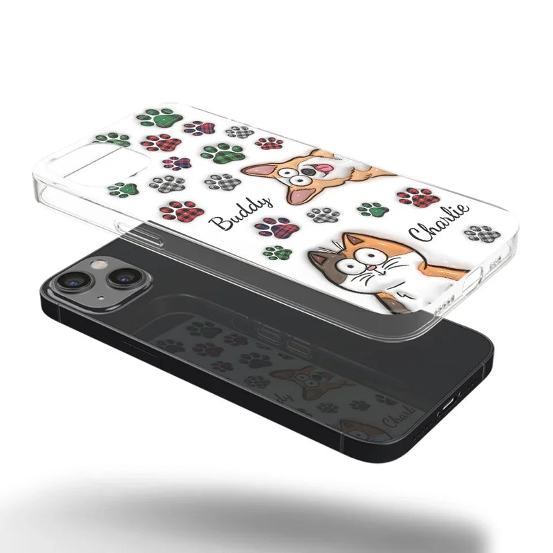 Life Would Be Ruff Without You - Dog & Cat Personalized Custom 3D Inflated Effect Printed Clear Phone Case - Gift For Pet Owners, Pet Lovers