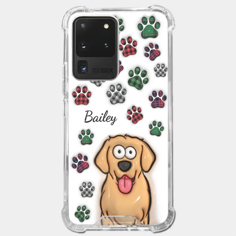 Life Would Be Ruff Without You - Dog & Cat Personalized Custom 3D Inflated Effect Printed Clear Phone Case - Gift For Pet Owners, Pet Lovers