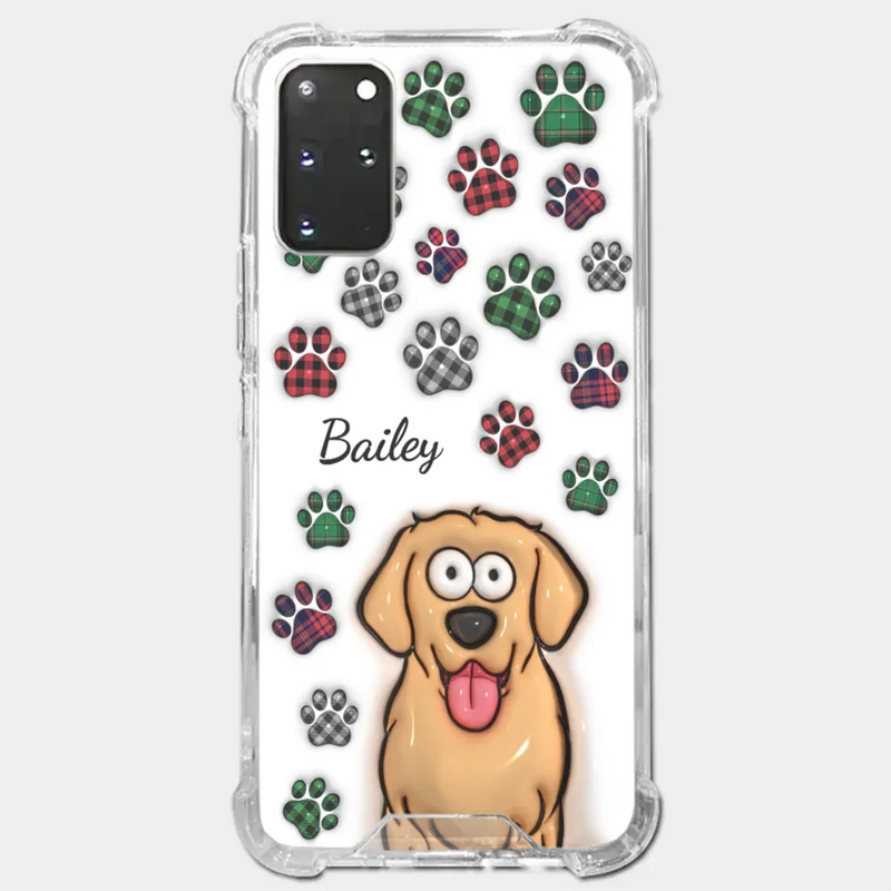 Life Would Be Ruff Without You - Dog & Cat Personalized Custom 3D Inflated Effect Printed Clear Phone Case - Gift For Pet Owners, Pet Lovers