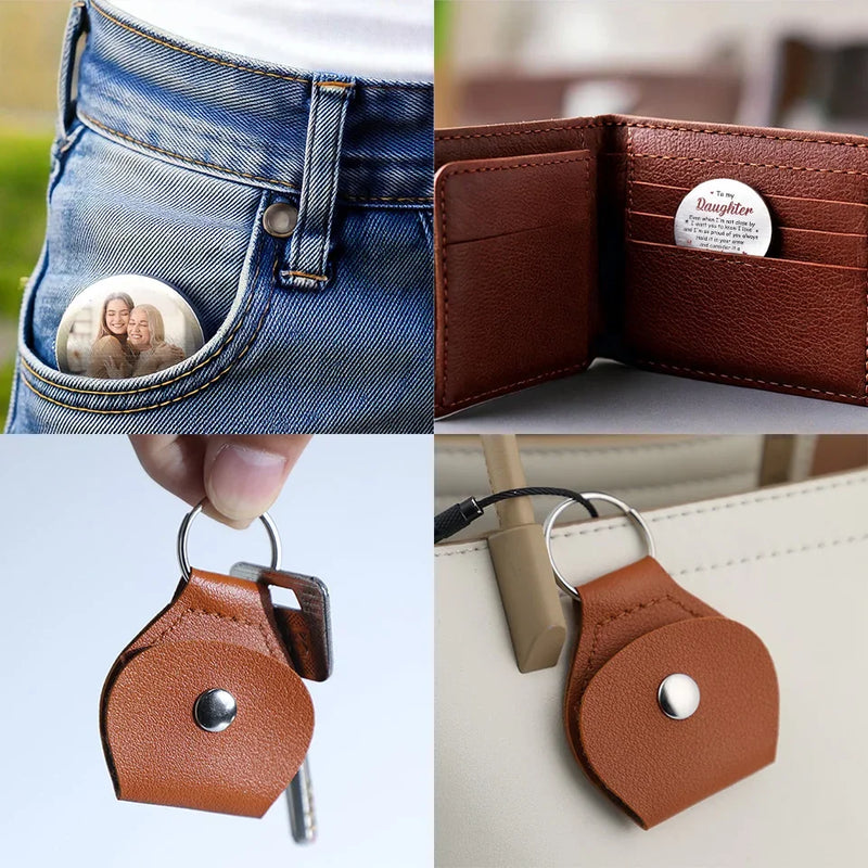 Custom Photo Pocket Hug - Personalized Birthday Gifts For Son, Daughter, Grandson, Granddaughter - I Love You And I’m So Proud Of You