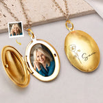 Custom Photo A Friendship That Will Never Fade - Bestie Personalized Custom Locket Necklace - Gift For Best Friends, BFF, Sisters