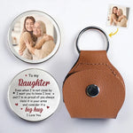 Custom Photo Daughter Gifts - Personalized Pocket Hug