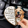 Custom Photo A Loyal Friend, A Loving Soul - Memorial Personalized Custom Car Visor Clip - Sympathy Gift For Pet Owners, Pet Lovers