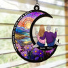 A Mom’s Love, A Daughter’s Joy - Family Personalized Window Hanging Suncatcher Ornament - Gift For Mom, Daughter