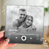 Custom Photo I Know What True Love Is Because Of You - Couple Personalized Custom Music Fridge Magnet That Can Play Songs - Gift For Husband Wife, Anniversary