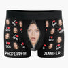 Custom Photo I Love You Always - Couple Personalized Custom Boxer Briefs, Men's Boxers - Gift For Husband Wife, Anniversary
