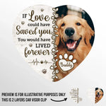 Custom Photo A Loyal Friend, A Loving Soul - Memorial Personalized Custom Car Visor Clip - Sympathy Gift For Pet Owners, Pet Lovers