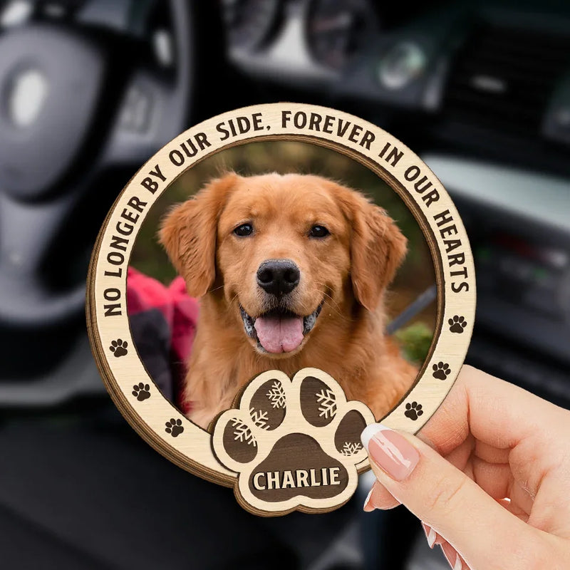 Custom Photo You Were My Favorite Hello And My Hardest Goodbye - Memorial Personalized Custom Car Visor Clip - Sympathy Gift For Pet Owners, Pet Lovers