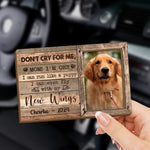 Custom Pet Photo Memorial Gifts for Dog Lovers - Personalized Car Visor Clip