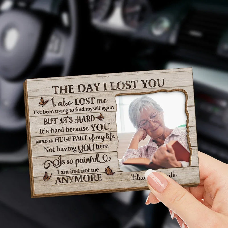 Custom Photo You Will Always Be A Part Of Us - Memorial Personalized Custom Car Visor Clip - Sympathy Gift For Family Members