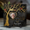 Custom Photo A Beautiful Soul Remembered - Memorial Personalized Custom Square Shaped Memorial Stone - Sympathy Gift For Family Members