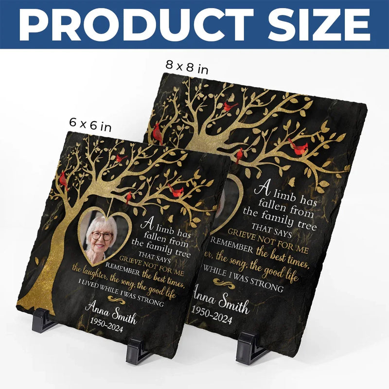 Custom Photo A Beautiful Soul Remembered - Memorial Personalized Custom Square Shaped Memorial Stone - Sympathy Gift For Family Members