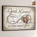 Custom Photo Infinity Love Couple Gifts - Personalized Poster