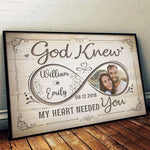 Custom Photo Infinity Love Couple Gifts - Personalized Poster