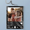 Custom Photo Give Me Your Forever - Couple Personalized Custom Shaped Acrylic Keychain - Gift For Husband Wife, Anniversary