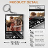 Custom Photo Give Me Your Forever - Couple Personalized Custom Shaped Acrylic Keychain - Gift For Husband Wife, Anniversary