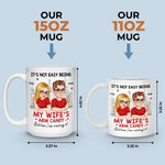You Make My Heart Happy - Couple Personalized Custom Mug - Gift For Husband Wife, Anniversary