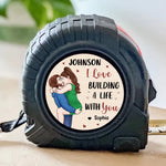 Custom Name Building a Life Together Gifts for Couples - Personalized Measure Tape