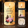 We Carry Your Love In Our Hearts Every Day - Family Personalized Custom LED Candle - Gift For Mom, Daughter