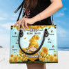 No One Loves You Like Your Grandma Does - Family Personalized Custom Leather Handbag - Gift For Mom, Grandma