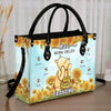 Love Being Called Granny - Family Personalized Custom Leather Handbag - Gift For Mom, Grandma