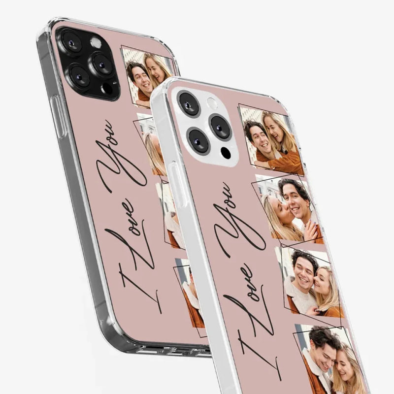 Custom Photo I Love You So Much - Couple Personalized Custom Clear Phone Case - Gift For Husband Wife, Anniversary