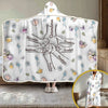 Let's Hold Hands And Brave This World Together - Family Personalized Custom 3D Inflated Effect Printed Snuggle Blanket, Hoodie Blanket - Gift For Family Members