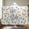 Love Makes A Family Complete - Family Personalized Custom 3D Inflated Effect Printed Snuggle Blanket, Hoodie Blanket - Gift For Family Members