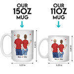 Custom Name Funny Couple Gifts - Personalized Mugs