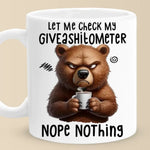 Funny Chicken Giveashitometer Coffee Gift - Mug