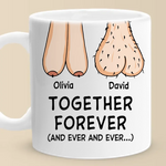 Together Forever - Couple Personalized Custom Mug - Gift For Husband Wife, Anniversary