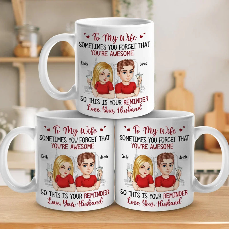 So Many Of My Smiles Begin With You - Couple Personalized Custom Mug - Gift For Husband Wife, Anniversary
