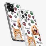 Custom Name Cat and Dog Gifts for Pet Lovers - Personalized Phone Case