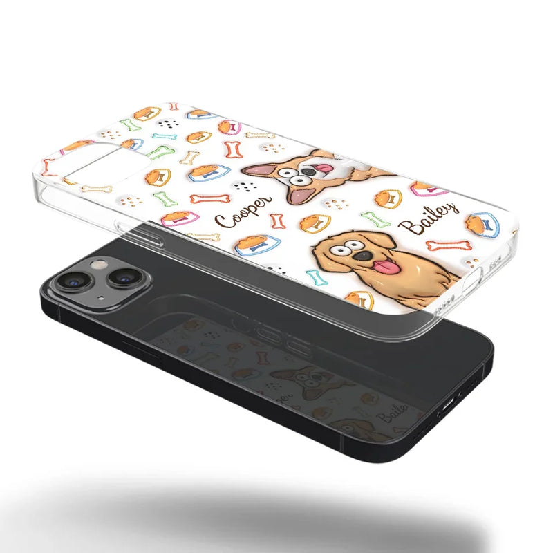 Furry Friends Don’t Just Heal Wounds, They Fill Hearts With Love - Dog Personalized Custom 3D Inflated Effect Printed Clear Phone Case - Gift For Pet Owners, Pet Lovers
