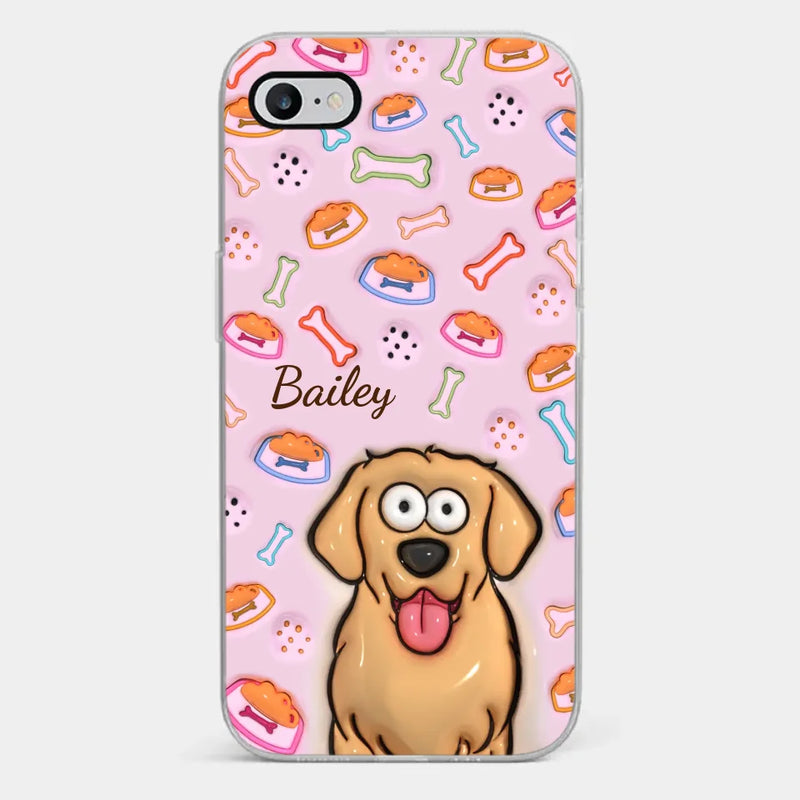 Furry Friends Don’t Just Heal Wounds, They Fill Hearts With Love - Dog Personalized Custom 3D Inflated Effect Printed Clear Phone Case - Gift For Pet Owners, Pet Lovers