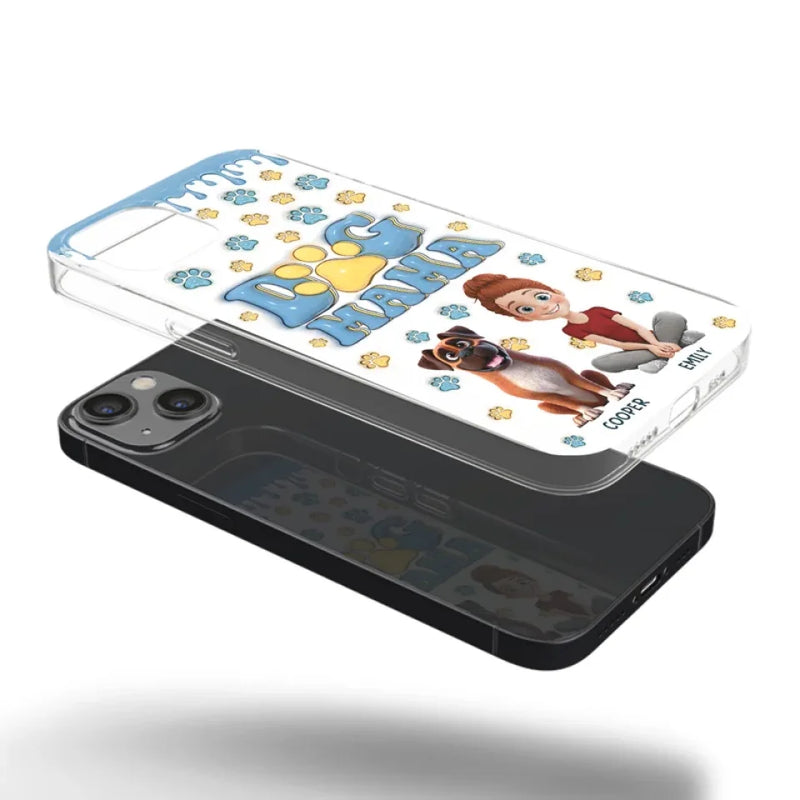 Fur Mom Vibes Only - Dog Personalized Custom Clear Phone Case - Gift For Pet Owners, Pet Lovers