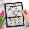 You Are In Our Hearts Forever - Family Personalized Custom 2-Layered Wooden Plaque With Stand - Gift For Mom, Grandma