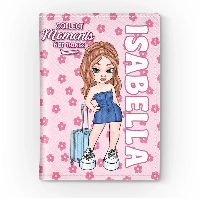 If Not Now Then When - Travel Personalized Custom Passport Cover, Passport Holder - Holiday Vacation Gift, Gift For Adventure Travel Lovers
