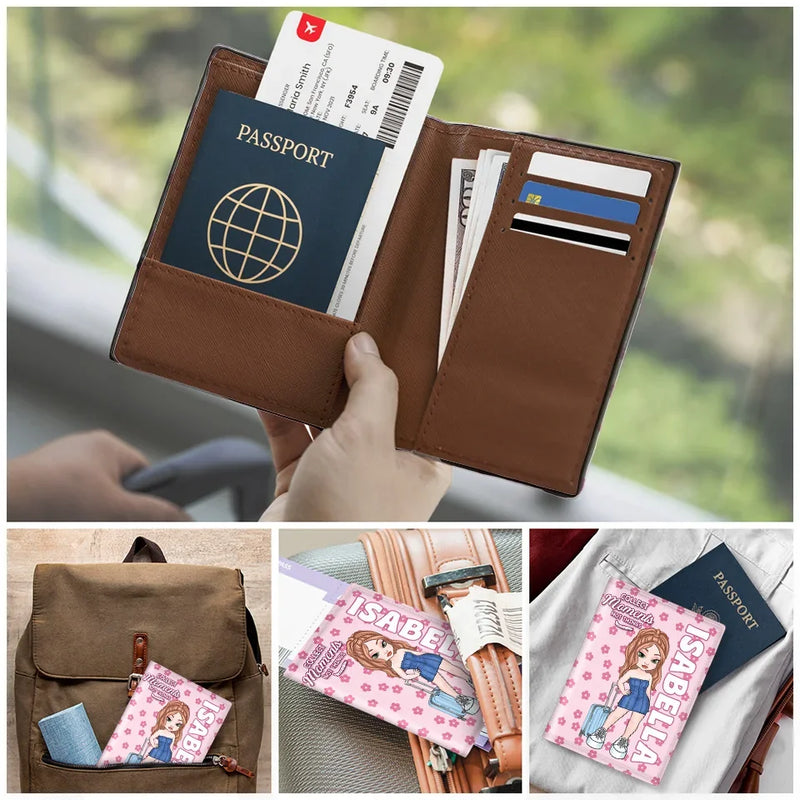 If Not Now Then When - Travel Personalized Custom Passport Cover, Passport Holder - Holiday Vacation Gift, Gift For Adventure Travel Lovers