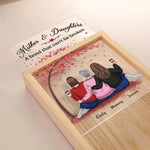 A Mother And Daughter’s Bond Is Unbreakable - Family Personalized Custom Frame Light Box - Gift For Mom, Daughter